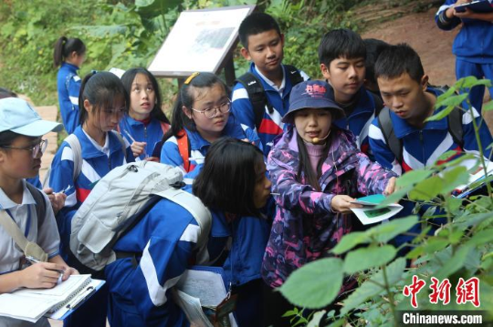 广东学生参加生物多样性科普课程(资料图) 十大网赌平台推荐网站 供图