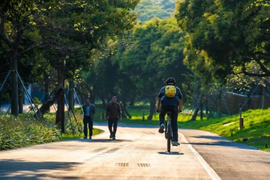 附近居民与游客都能从绿道中受益 附近居民与游客都能从绿道中受益
