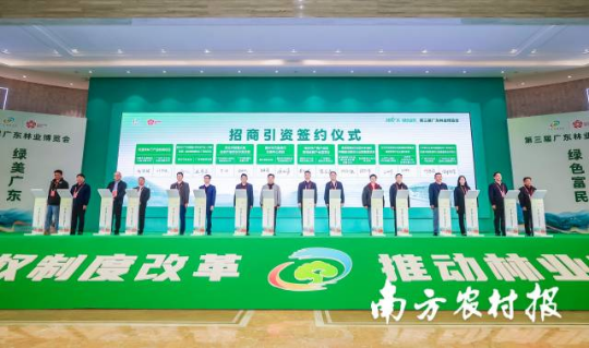 林业招商引资签约仪式